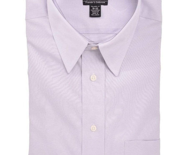 Jos A Bank Tailored Fit Light Purple 100% Cotton Traveler's Dress Shirt Jos A Bank Tailored Fit Light Purple 100% Cotton Traveler's Dress Shirt