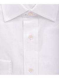 Thumbnail for Jos A Bank SHIRTS Jos A Bank Mens 100% Cotton Solid White Regular Fit Barrel Cuff Dress Shirt
