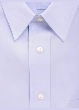 Jos A Bank SHIRTS Jos A Bank Slim Fit Travelers Collection Light Blue Cotton Dress Shirt