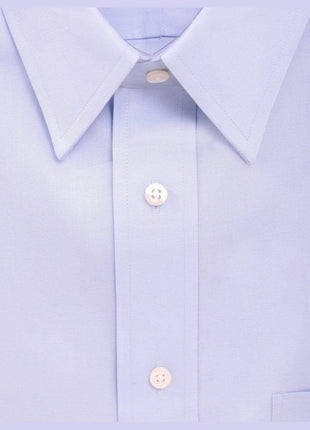 Jos A Bank SHIRTS Jos A Bank Slim Fit Travelers Collection Light Blue Cotton Dress Shirt