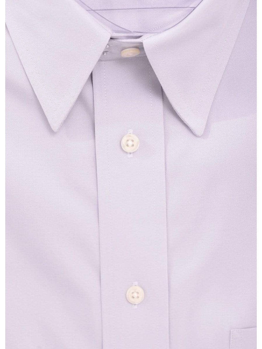 Jos A Bank SHIRTS Jos A Bank Tailored Fit Light Purple 100% Cotton Traveler's Dress Shirt