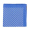 Kiton Pocket Squares Kiton Blue Brand Name Print Silk Pocket Square Handmade In Italy