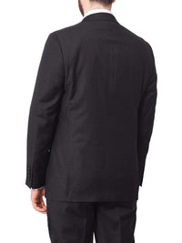 Thumbnail for Label M Bestselling Items Mens Classic Fit Two Button 100% Wool Wrinkle Resistant Suit - Charcoal Gray