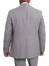 Thumbnail for Label M BLAZERS Mens Classic Fit Light Gray Heather Two Button Wool Blazer Sportcoat