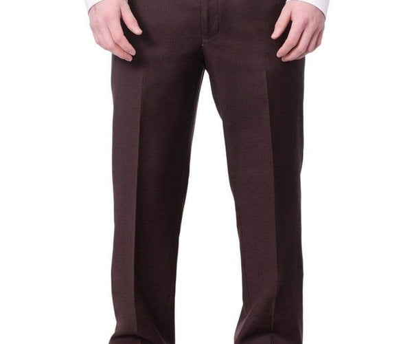 Shop Label M Brown 100% Wool Pants | The Suit Depot Shop Label M Brown 100% Wool Pants | The Suit Depot