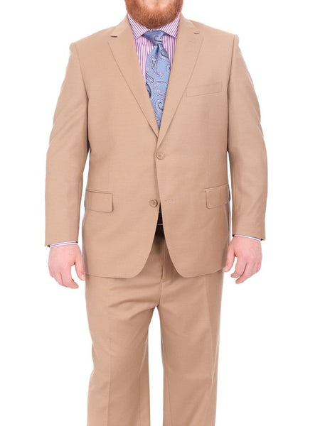 Striped two-buttoned suit, men's
