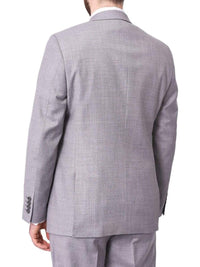 Thumbnail for Label M TWO PIECE SUITS Mens Classic Fit Solid Light Gray Two Button Wool Suit