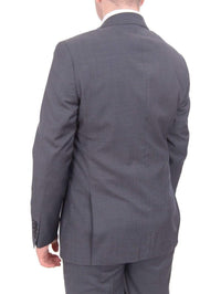 Thumbnail for Label M TWO PIECE SUITS Mens Modern Fit Heather Gray Two Button Wool Blend Suit
