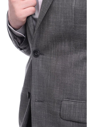 Michael Kors BLAZERS Mens Michael Kors Classic Fit Solid Gray Two Button Blazer Sportcoat Jacket