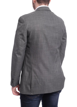 Michael Kors BLAZERS Mens Michael Kors Classic Fit Solid Gray Two Button Blazer Sportcoat Jacket