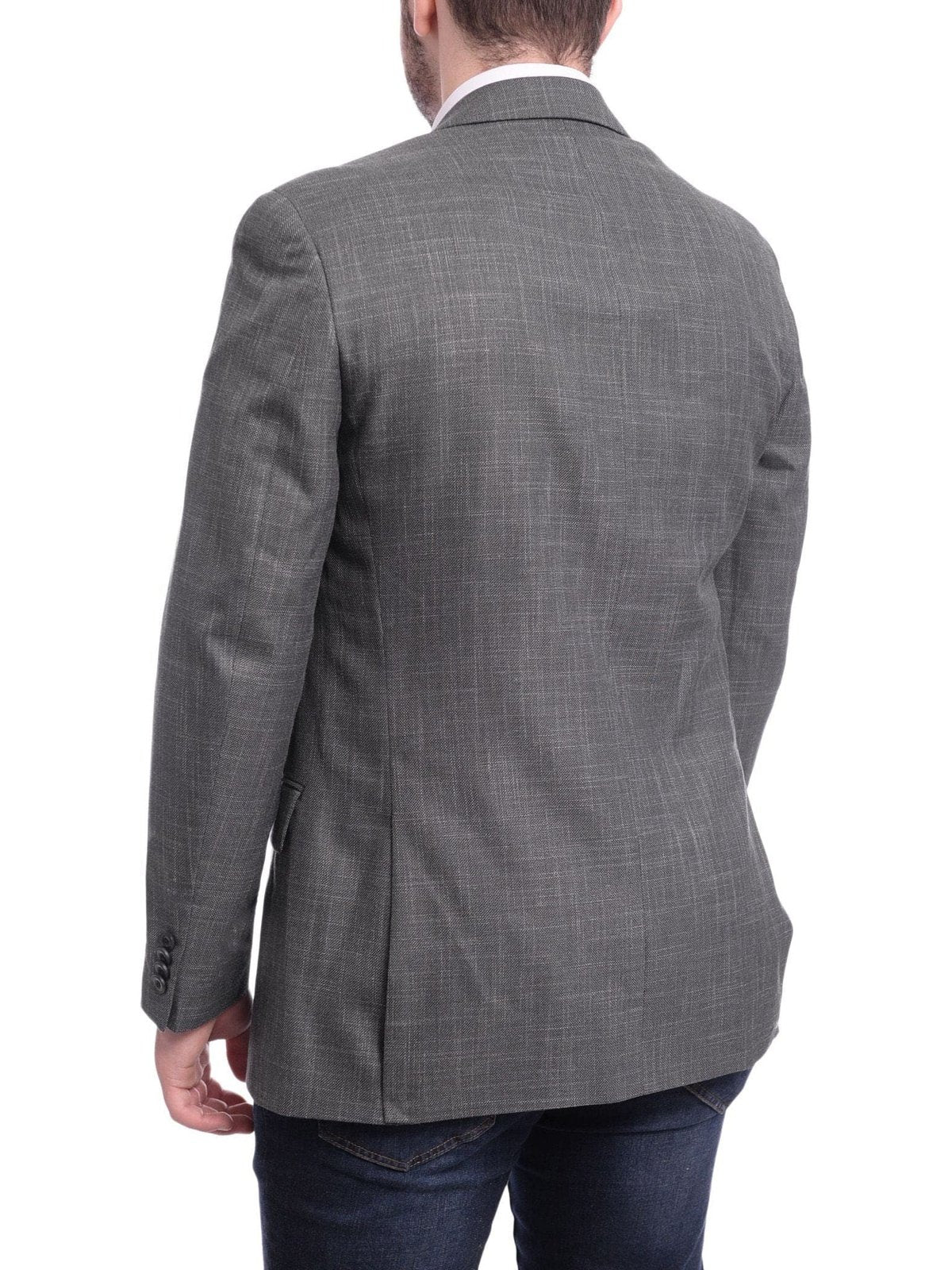 Michael Kors BLAZERS Mens Michael Kors Classic Fit Solid Gray Two Button Blazer Sportcoat Jacket