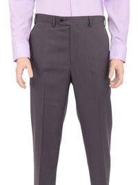 Thumbnail for Michael Kors PANTS 36 / 32 / 36X32 Michael Kors Regular Fit Gray Herringbone Flat Front Washable Stretch Pants