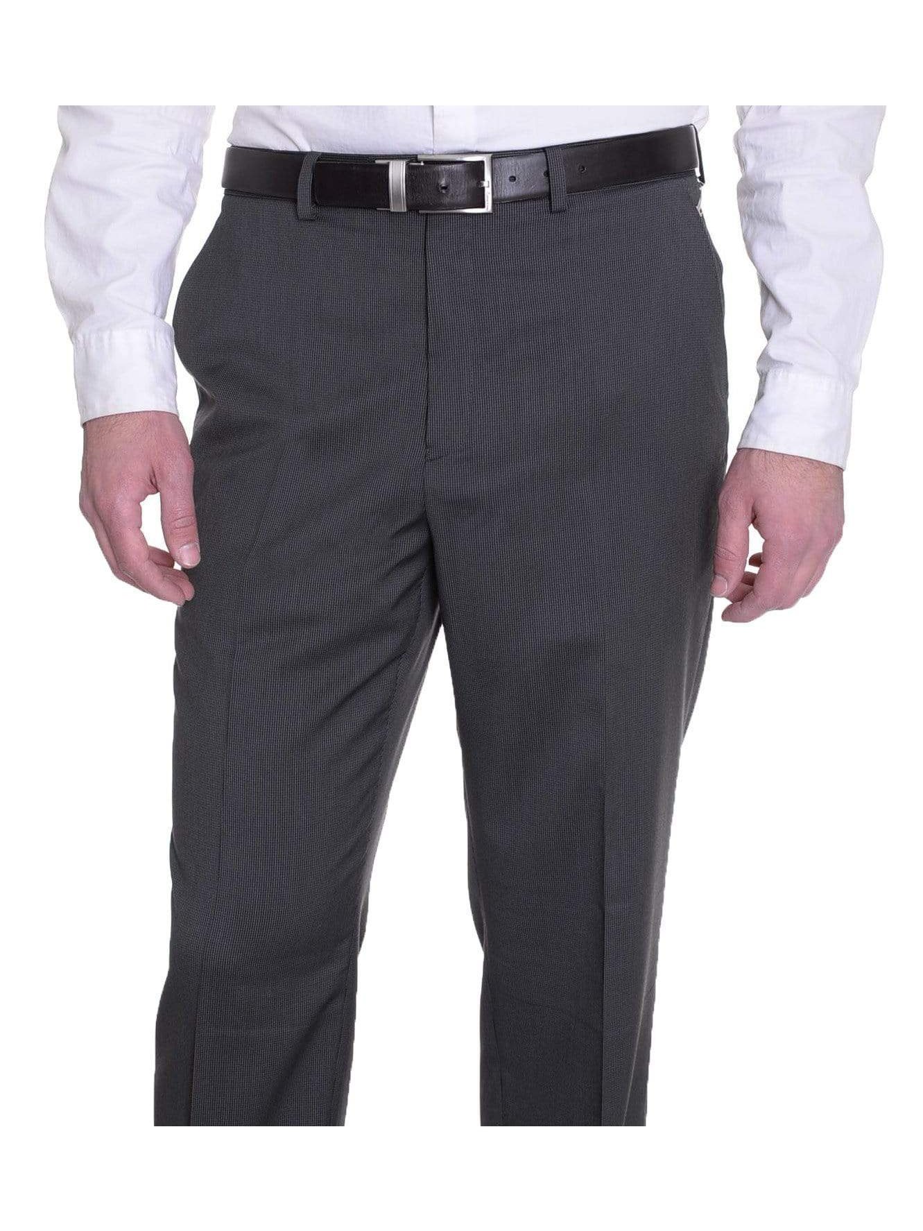 Mens Suit Pants Regular Fit Men Long Business Tapered Plaid Pants Formal  Pants Dress Slacks for Men Black at Amazon Men's Clothing store