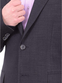 Thumbnail for Napoli BLAZERS Mens Napoli Extra Slim Fit Navy Heather Unlined Wool Blazer Sportcoat