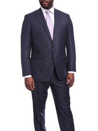 Thumbnail for Napoli Sale Suits Men's Napoli Classic Fit Blue Plaid 2 Button 100% Italian Loro Piana Wool Suit