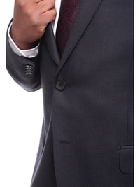 Thumbnail for Napoli TWO PIECE SUITS Napoli Classic Fit Navy Birdseye Two Button Half Canvassed Wool Suit