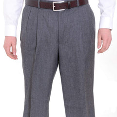 Nautica Sale Pants 30X30 Nautica Regular Fit Gray Herringbone Pleated Wool Dress Pants