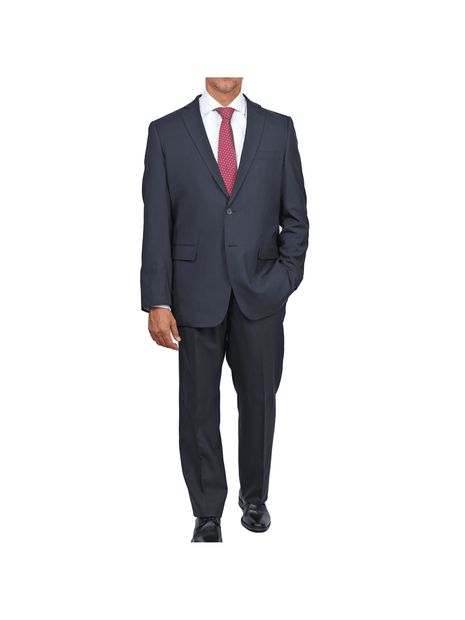 Shop Private Label Black 100% Wool Suit | The Suit Depot display picture 1