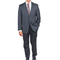charcoal gray 100% wool men's suit