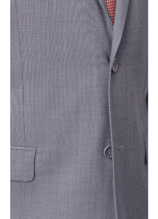 Prontomoda TWO PIECE SUITS Prontomoda Mens Blue 100% Merino Wool Regular Fit Suit