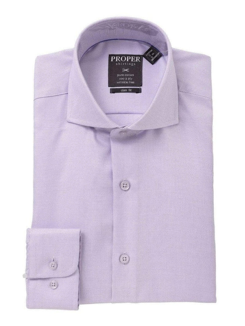 purple dress shirt nearby Shop Proper Shirtings Purple 100% Cotton Shirt