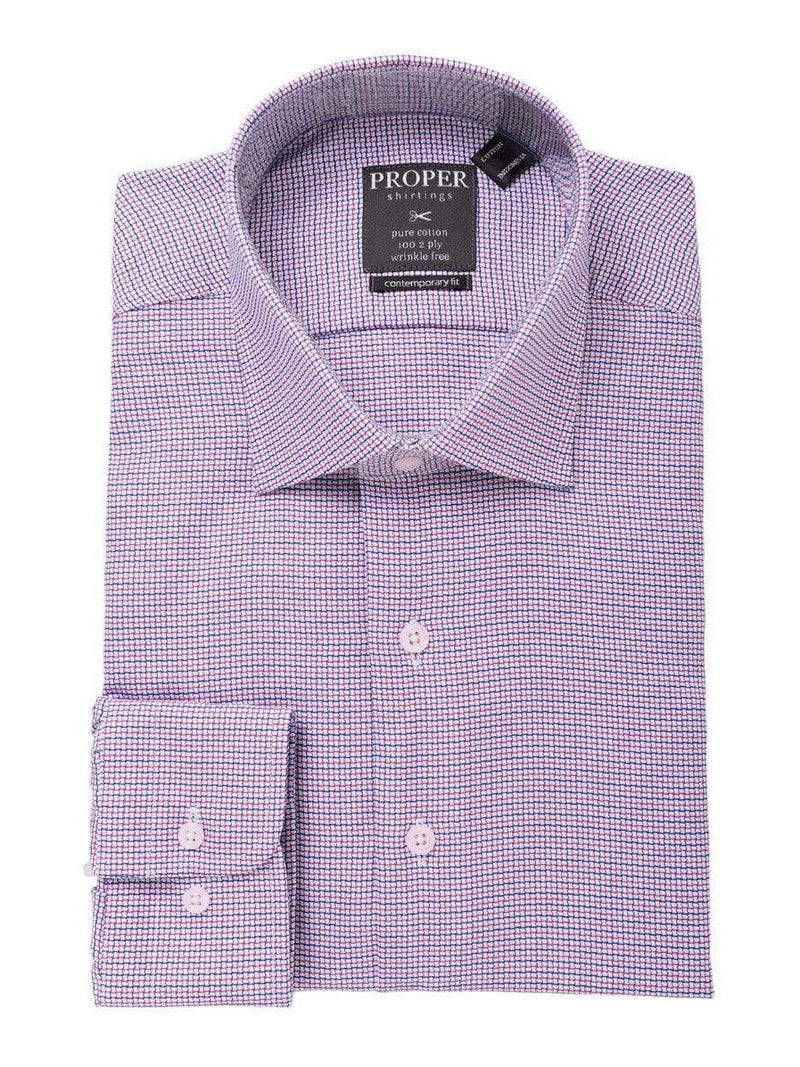 Shop Proper Shirtings Blue 100% Cotton Shirt | The Suit Depot Shop Proper Shirtings Blue 100% Cotton Shirt | The Suit Depot