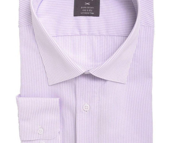 men's purple dress shirt Shop Proper Shirtings Purple 100% Cotton Shirt