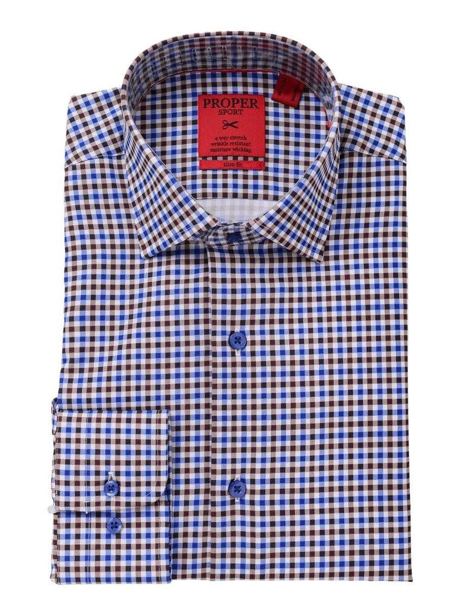 Shop Proper Shirtings Brown Shirt | The Suit Depot Shop Proper Shirtings Brown Shirt | The Suit Depot