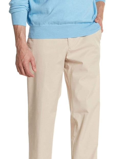 Shop Ralph Lauren Tan 100% Cotton Pants | The Suit Depot Shop Ralph Lauren Tan 100% Cotton Pants | The Suit Depot