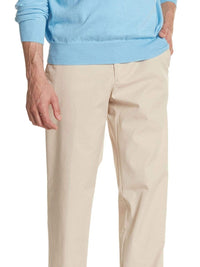 Thumbnail for Ralph Lauren PANTS 32X30 Lauren Ralp Lauren Regular Fit Solid Tan Flat Front Cotton Dress Pants
