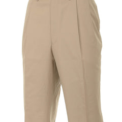 Ralph Lauren PANTS Ralph Lauren Classic Fit Solid Taupe Tan Pleated Washable Dress Pants