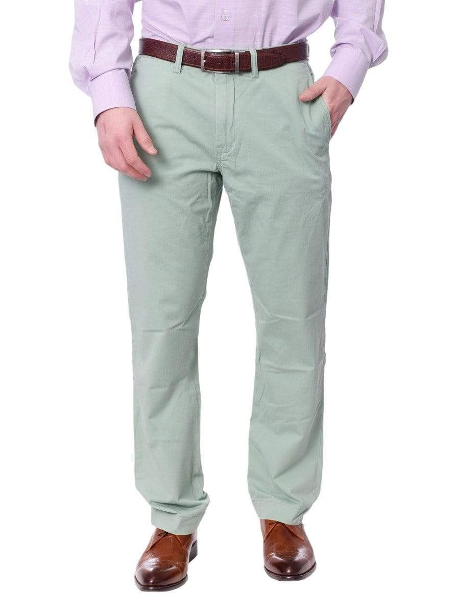 Ralph Lauren Mens Solid Green Washable Hemmed Regular Fit Chino Pants Ralph Lauren Mens Solid Green Washable Hemmed Regular Fit Chino Pants