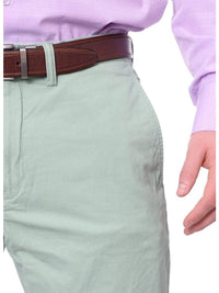 Thumbnail for Ralph Lauren PANTS Ralph Lauren Mens Solid Green Washable Hemmed Regular Fit Chino Pants
