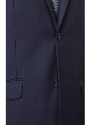 Raphael Bestselling Items Men's Raphael Slim Fit Solid Blue Two Button  Blazer Sportcoat