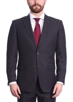Raphael Bestselling Items Raphael Men's Regular Classic Fit Dark Gray 2 Button Mens Suit