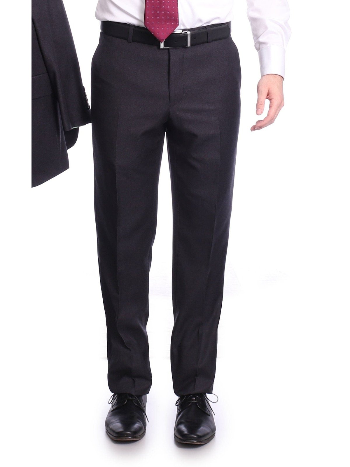 Raphael Bestselling Items Raphael Men's Regular Classic Fit Dark Gray 2 Button Mens Suit