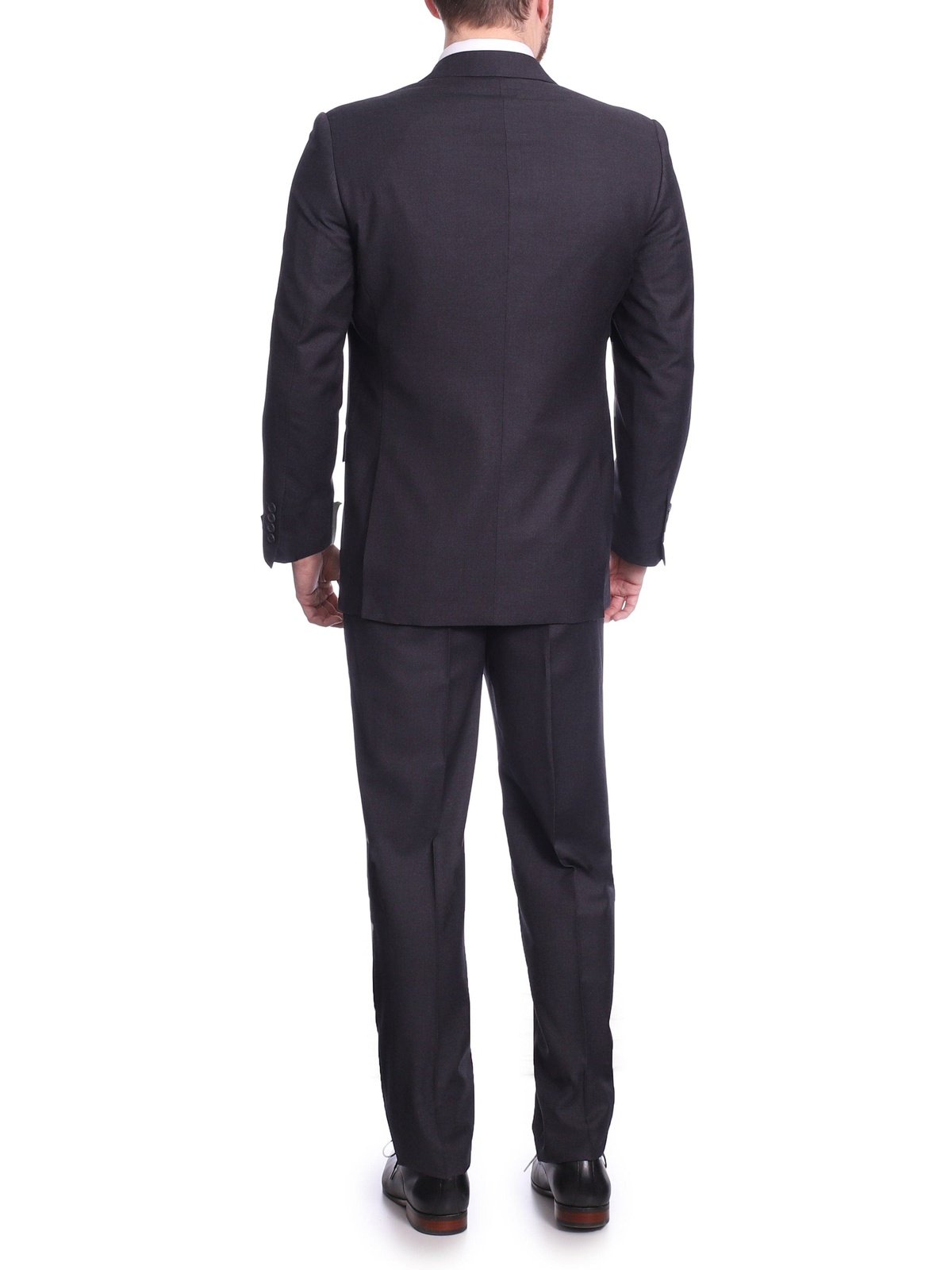 Raphael Bestselling Items Raphael Men's Regular Classic Fit Dark Gray 2 Button Mens Suit