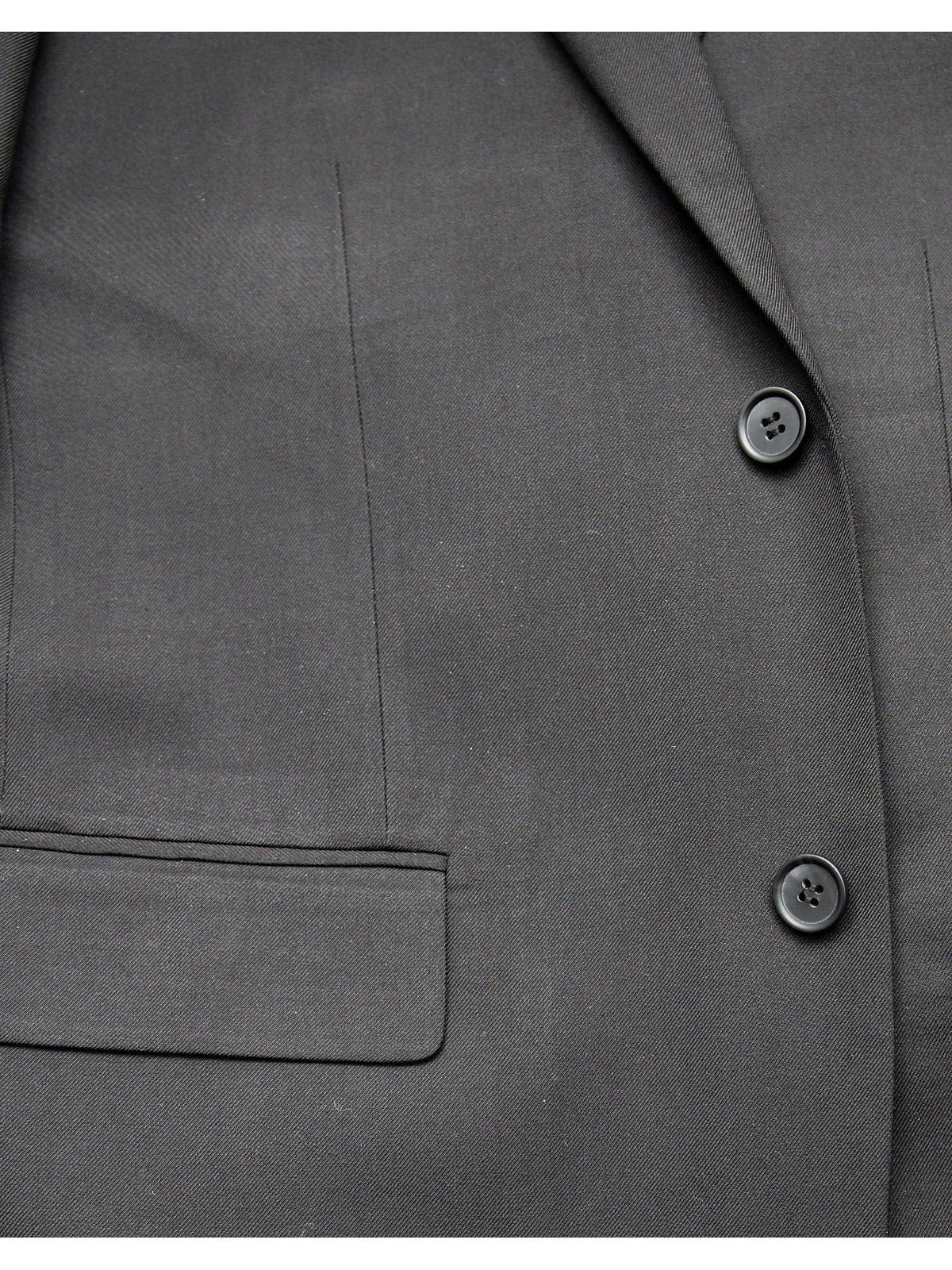 Raphael Bestselling Items Raphael Men&#39;s Regular Classic Fit Solid Black 2 Button Mens Wool-touch Suit