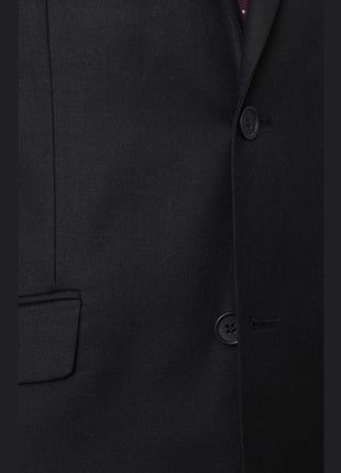 Raphael Bestselling Items Raphael Slim Fit Solid Black Two Button Suit