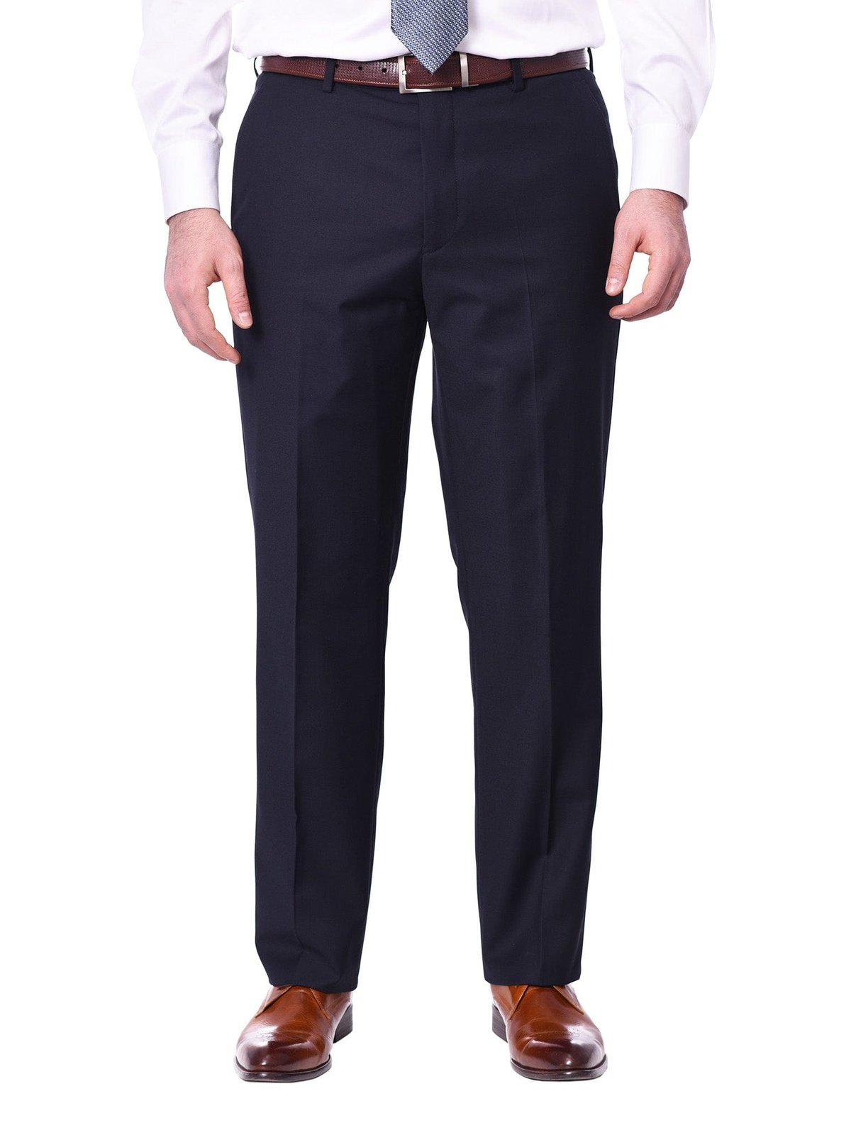 Louis Raphael Rosso Hidden Flex Men's Slacks / Dress Pants 34x32 Khaki  Cuffed
