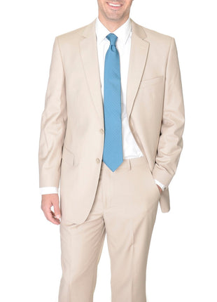 Raphael Raphael Mens Tan Regular Fit Blazer
