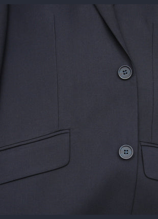 Raphael TWO PIECE SUITS Men's Raphael Slim Fit Solid Navy Blue Wool-touch Two Button 2 Piece Suit