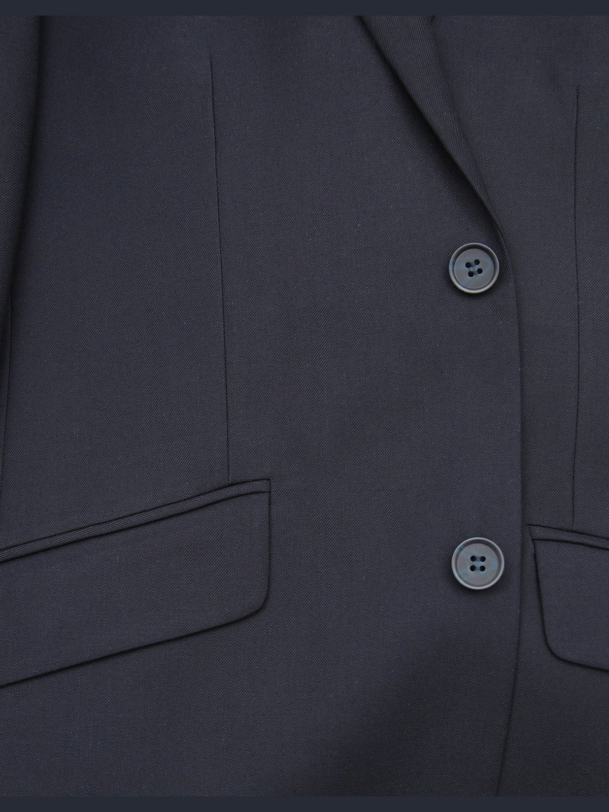 Raphael TWO PIECE SUITS Men&#39;s Raphael Slim Fit Solid Navy Blue Wool-touch Two Button 2 Piece Suit
