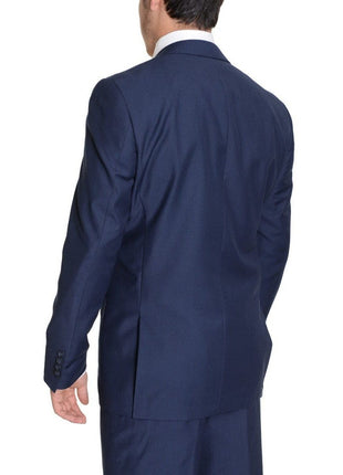Raphael TWO PIECE SUITS Raphael By Raphael Slim Fit Solid Cobalt Blue Two Button Wool Suit