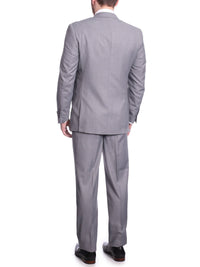 Thumbnail for Raphael TWO PIECE SUITS Raphael Men's Slim Fit Light Gray Wool-touch Two Button 2 Piece Suit
