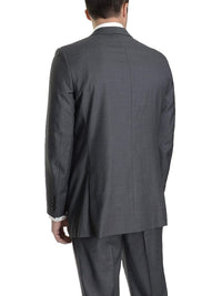 Thumbnail for Raphael TWO PIECE SUITS Raphael Modern Fit Solid Gray Two Button Wool Suit