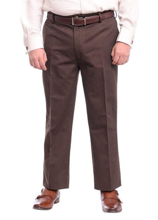 St. John Bay Pants MVL Brown / 38X32 St Johns Bay Mens 100% Cotton Flat Front Chino Pants