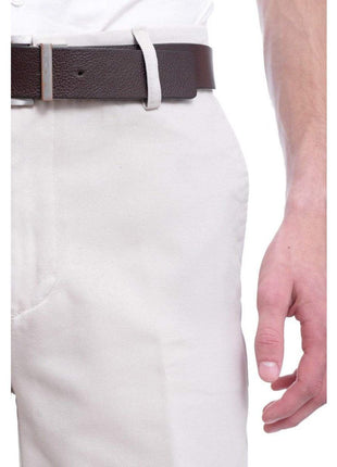 St Johns Bay Mens 100% Cotton Flat Front Chino Pants - The Suit Depot