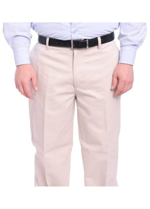 St Johns Bay Mens 100% Cotton Flat Front Chino Pants - The Suit Depot