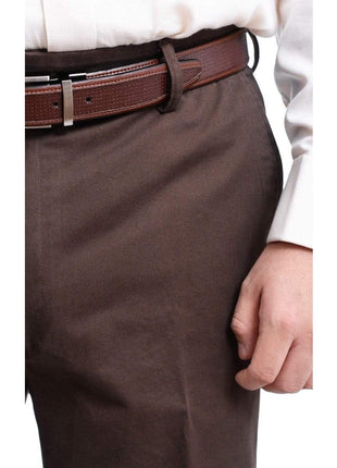 St Johns Bay Mens 100% Cotton Flat Front Chino Pants - The Suit Depot